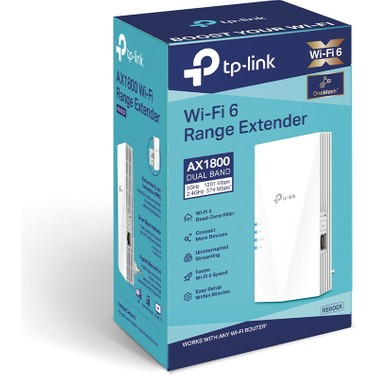 TP-Link RE600X | Wi-Fi 6 Menzil Genişletici | AX1800 Mbps | Fiyatı