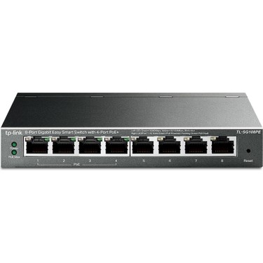 TP-Link TL-SG108PE 8 Port 4 Port Poe+ 10-100-1000 Mbps Easy Fiyatı