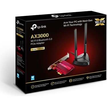 TP-Link Archer TX3000E | Wi-Fi 6 & Bluetooth 5.0 PCIe Fiyatı
