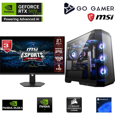 Go Gamer GA1521DP AMD Ryzen 9 7900X / 64GB DDR5 6000Mhz / Fiyatı