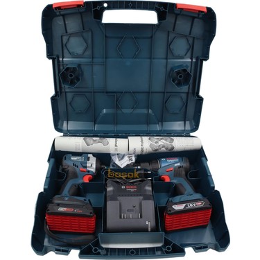 Bosch 2'li Akülü Set Gdr 18V-215+GSR 185-LI 2x2 Ah Fiyatı