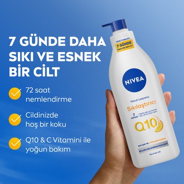 NIVEA Q10 Sıkılaştırıcı Vücut Losyonu Pump 400 ml ;10 Günde Fiyatı