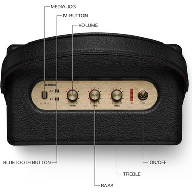 Marshall Kilburn Iıı Bluetooth Hoparlör, Blk&brass Fiyatı