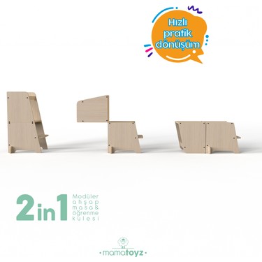 Mamatoyz Kule Bend Öğrenme Kulesi Natural - Aktivite Fiyatı