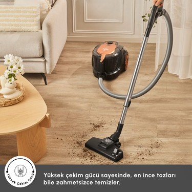 Karaca Vantuz Smax Geniş Toz Hazneli Elektrikli Süpürge Fiyatı