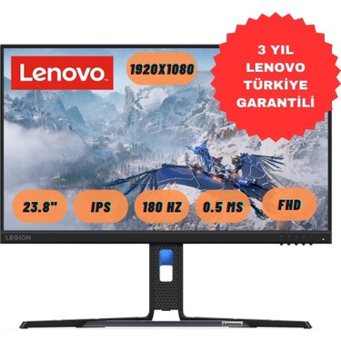 Lenovo Legion R24E 23.8 Fhd IPS 0.5ms 180Hz Gaming Monitör Fiyatı