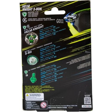 Beyblade x Helm Knight 3-80N Başlangıç Seti – Takara Tomy Fiyatı