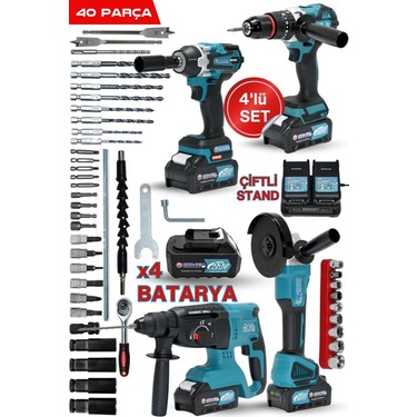 HILTIのセット 4'lü Set Kırıcı Delici 26 mm Hilti 115 mm Taşlama 400 Nm Fiyatı