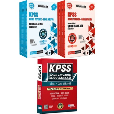 2026 Kpss Ortaöğretim Konu Modüler Set - Soru Bankası Kitabı