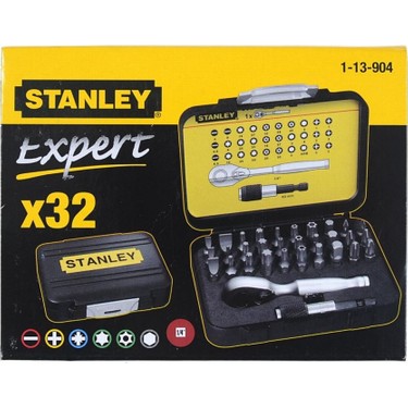 Stanley 1-13-904 Fatmax Bits Set 32'li ¼ + Manyetik Tutucu + Fiyatı