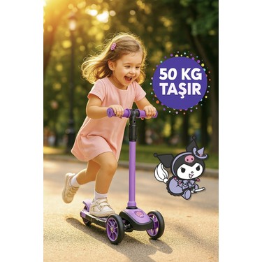 Toyfest Kuromi Figürlü 3 Tekerlekli Çocuk Scooter 3 - 12 Yaş Fiyatı