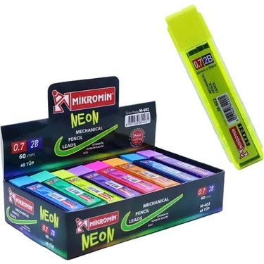 Mikro M-602 2b 60 mm 0.7 Kalem Ucu 6 Tüp Neon Renkler Fiyatı