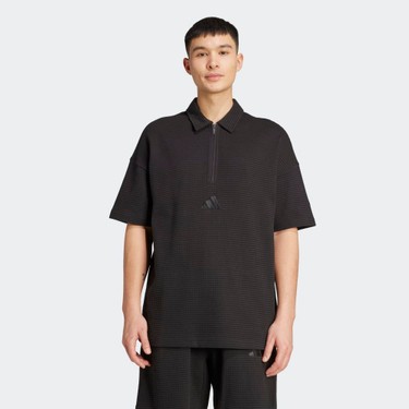 Afro Adidas Sportswear JL6545 All SZN Waffle Knit Half-Zip Polo Fiyatı