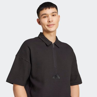 Adidas Sportswear JL6545 All SZN Waffle Knit Half-Zip Polo Fiyatı