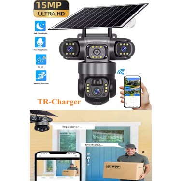 AV-S834 Full Hd 15MP 3 Kameralı 12.000 Mah Solar Panelli Sim Fiyatı