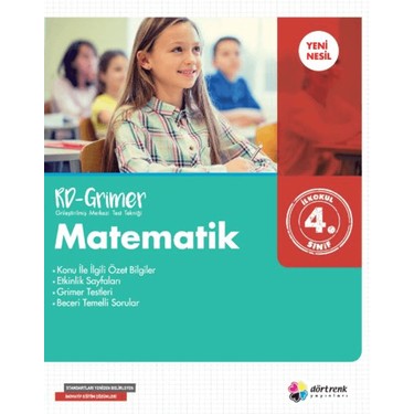 4. Sınıf Matematik Rd - Grimer Kitabı ve Fiyatı - Hepsiburada
