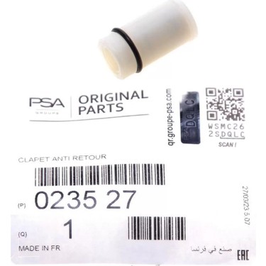 Psa Tazyik Subapı Silindir Kapak Burcu 0235.27 301306307308 Fiyatı