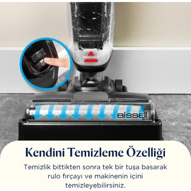 Bissell Crosswave Hf2 Select Yüksek Vakumlu Sert Zemin Fiyatı