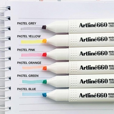 Artline 660 Pastel Seri 6'lı Fosforlu Kalem Seti Fiyatı