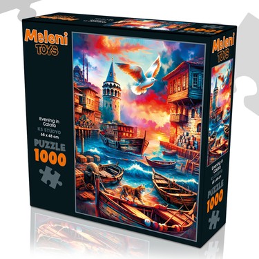 Meleni Toys 1000 Parça Puzzle Galata Kulesi Manzaralı 68x48 Fiyatı