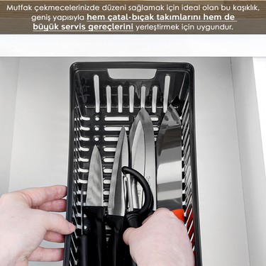 9 Parça Modüler Kaşıklık Seti - Çok Amaçlı Çekmece Içi Fiyatı