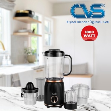 Cvs Dn 1304 5 Parça Öğütücülü Kişisel Blender Seti 1800 Watt Fiyatı