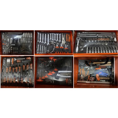 Retta 6 Çekmece 312 Pcs Dolu Takım Arabası RTA6312 Fiyatı