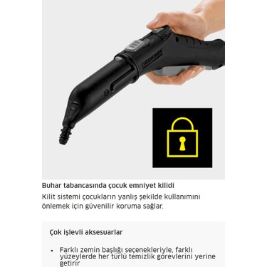 Karcher Buharlı Temizleyici Sc 2 Easyfix Super Kit+Cam Fiyatı