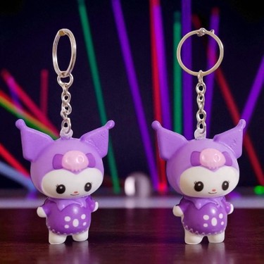 ARS10+　SP “Halloween Night” メグ　ピンク箔 2 Adet Mini Mor Kuromi Sukuşi Anahtarlık Duyusal Oyuncak Mor Fiyatı