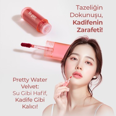 Ye:pre Uzun Süre Kalıcı, Kadife Dokulu, Mat, Kore Lip Tint – Fiyatı