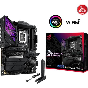【ゆう】270K Plus/Z890 ASUS/DDR5 64GBセット ASUS ROG STRIX Z890-E GAMING WIFI DDR5 7XM2 USB3.2 RGB LAN Fiyatı