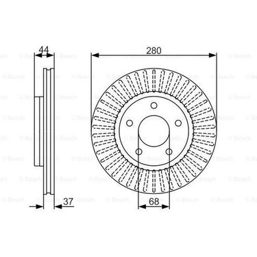 Bosch 0986479A28 0 Ön Fren Diski Havalı Nissan Juke 1.5 Dcı Fiyatı
