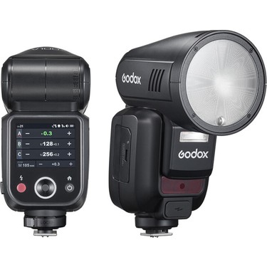 Godox V100 Yuvarlak Tepe Flaşı Canon Uyumlu Hafif Fiyatı
