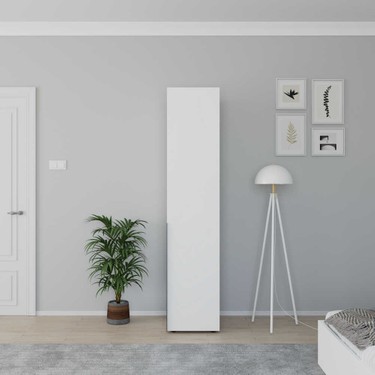 Adore Mobilya Oryana Tek Kapaklı Gardırop-Mat Lake Beyaz Fiyatı