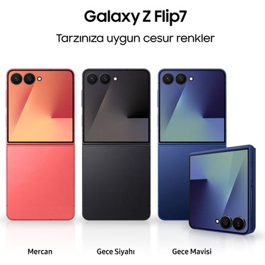Galaxy Z Flip7 512GB Black　おまけつき Samsung Galaxy Z Flip7 12/512GB Akıllı Telefon Gece Siyahı