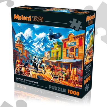 1000 Parça Legends Of The Wild West Puzzle - Vahşi Batı Fiyatı