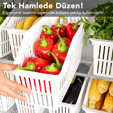 8 Adet Buzdolabı Içi Düzenleyici - Çok Amaçlı Dolap Içi Fiyatı