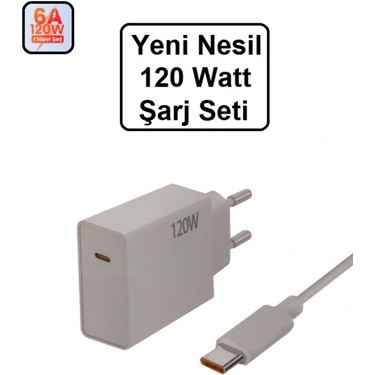 Poco F7 Ultra Için 120 Watt Type C Hızlı Şarj Aleti Yüksek Fiyatı