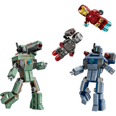 パリトイ　アクションマン LEGO ǀ Marvel Iron Man ve War Machine, Hammer İnsansız Hava