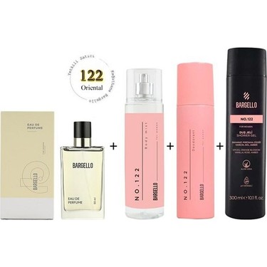 122 Kadın Parfüm Set ( Parfüm - Bodymist - Deodorant - Duş Fiyatı