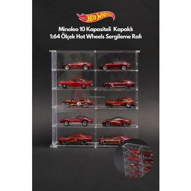 10'lu Kapaklı Pleksi 1/64 Hot Wheels Diecast Model Araç Fiyatı