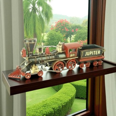 Juliart Home Decor Jayland Retro Metal Tren Biblo – Renkli Fiyatı
