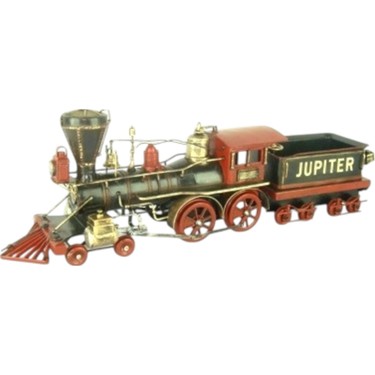 Juliart Home Decor Jayland Retro Metal Tren Biblo – Renkli Fiyatı