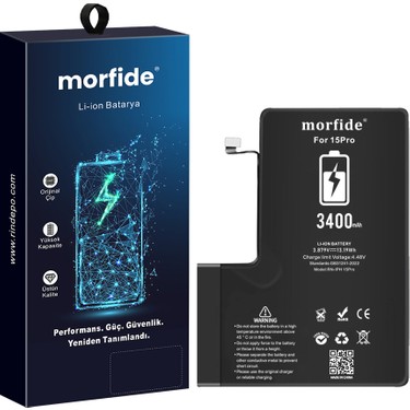 iPhone 15 Pro Uyumlu 3400MAH Yüksek Kapasiteli Batarya - Fiyatı