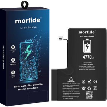 iPhone 15 Pro Max Uyumlu 4770MAH Yüksek Kapasiteli Batarya - Fiyatı