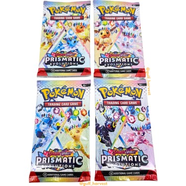 Pokemon Oyun Kartı Prısmatıc Evolutıons Set 4 Paket Oyun Fiyatı