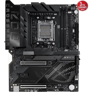 ASUS ROG CROSSHAIR X870E APEX AMD X870 AM5 DDR5 9600 2xUSB4 Fiyatı