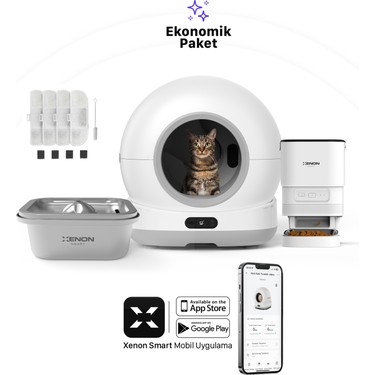 Xenon Smart Akıllı Otomatik Kameralı Kedi Tuvaleti Paslanmaz Fiyatı