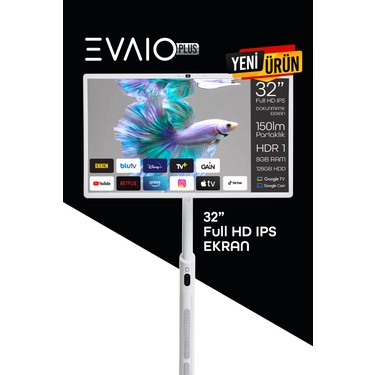 EVAİO Plus 32 inç 80 Ekran Full HD Taşınabilir Android Smart Fiyatı