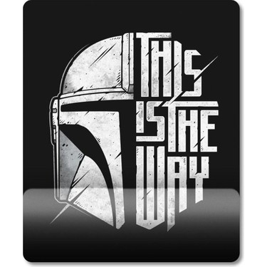 This Is The Way - Mandalorian %100 Pamuklu Bisiklet Yaka Fiyatı